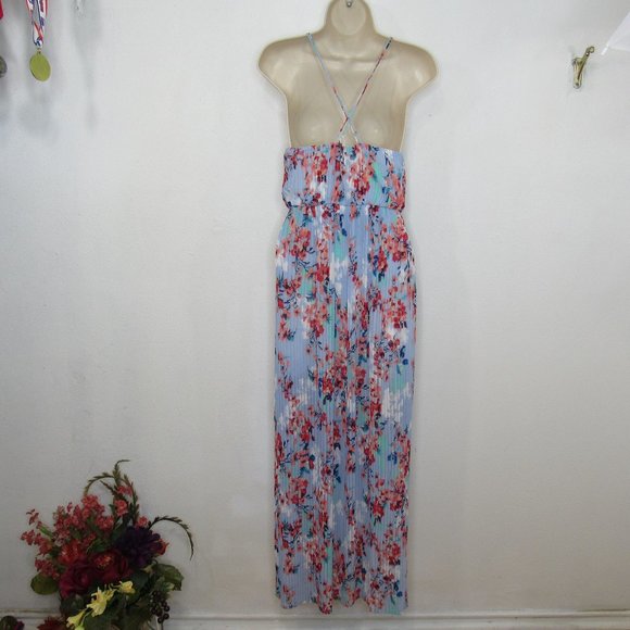 Forever 21 Summer Floral Crisscross Straps Dress - Picture 2 of 8
